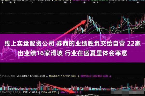 线上实盘配资公司 券商的业绩胜负交给自营 22家出业绩16家滑坡 行业在盛夏里体会寒意